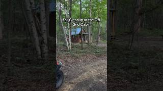 Fall Cleanup at the Off Grid Cabin [upl. by Sirap242]