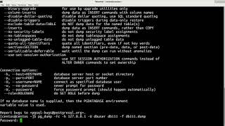 postgresql  how to backup and restore database [upl. by Minette608]