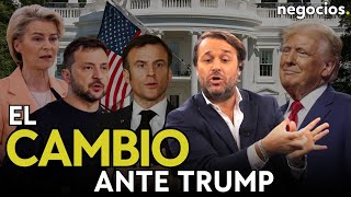 El cambio de tono de Zelensky ridículo protagonismo de Macron y el giro de Von der Leyen ante Trump [upl. by Hanonew875]