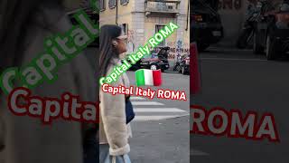 Capital Italy ROMA ROMA foryou love edit italiancity explore politics viralvideo video [upl. by Aihcats]