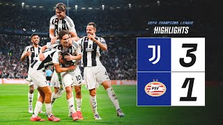 HIGHLIGHTS UCL  Juventus 31 PSV  Yildiz McKennie amp Nicos Goal [upl. by God]