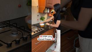 🚫STOP using manual chopper😱 shorts youtubeshorts chopper kitchengadgets kitchen amazon [upl. by Edelsten]