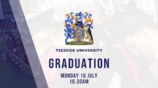 Teesside University Graduation Monday 15 July 2024  1030am [upl. by Apps755]