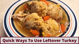 Quick Ways To Use Leftover Turkey [upl. by Heinrich686]