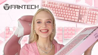 IS FANTECH WORTH IT Unboxing K613L Fantech Keyboard 🎀🎮 [upl. by Shalna]