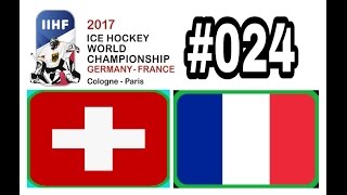 Eishockey WM 2017 024 Schweiz VS Frankreich  Lets Play NHL17 PS4 [upl. by Chil555]