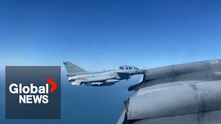 quotAre we okayquot Chinese military jet intercepts Canadian Forces plane in quotaggressive mannerquot [upl. by Alexei813]