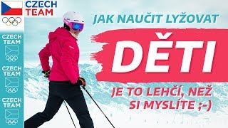 JAK NAUČIT DĚTI LYŽOVAT🤷‍♂ Je to lehčí než si myslíte😉 [upl. by Carree]