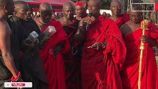 Kwahu Abene Asante Mampong Hene dances in palanquin at funeral of Daasebre Akuamoah Boateng ll [upl. by Annmaria]