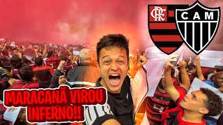 MARACANÃ VIROU INFERNO A FESTA MAIS ABSURDA QUE EU JÁ VI Flamengo 2 x 0 Atlético MG [upl. by Brittney795]