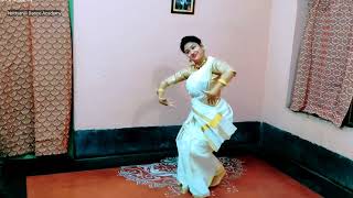 Gahana Kusuma Kunja Majhe  Sounak Chattopadhyay  Dance CoverMadhumita Bhattacharya [upl. by Nednal]