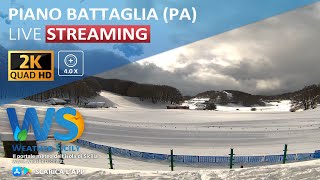 🔴 Piano Battaglia live webcam Madonie  Panoramica pianoro da Chiesa Madonna delle Nevi [upl. by Elyc948]