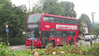 LK08 DXWTE884 on Route 107 near Barnet Hospital  25th November 2019 [upl. by Acirderf]