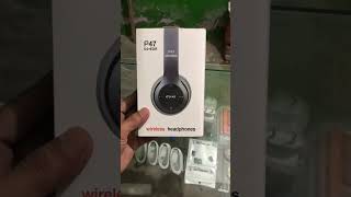 P47 wireless headphone review 2023 Mobile accessories review 8687 [upl. by Mayer]