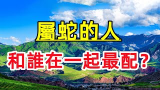 【十二生肖】屬蛇的婚姻最佳配對，屬蛇和什麽屬相相克？ [upl. by Yesdnil955]