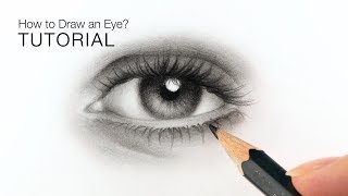 How to draw realistic eyes for BEGINNERS  EASY tutorial [upl. by Lleon]