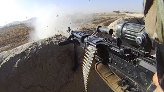 Bullets Whiz Close Over M240B Gunner [upl. by Eimmij718]