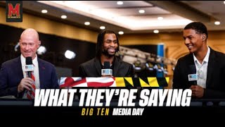 Maryland Mens Basketball  Big Ten Media Day [upl. by Cadel]