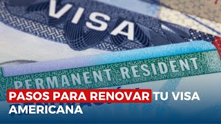 Pasos para renovar tu visa americana [upl. by Akined648]