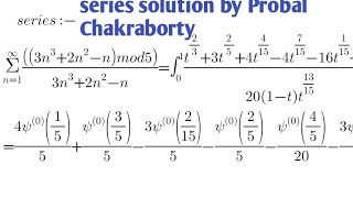 Series solution by digamma property [upl. by Ysus]