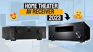 Best Home Theater AV Receiver In 2023  Pioneer Denon Onkyo Marantz amp YAMAHA [upl. by Ahkihs]