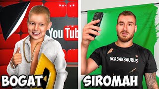 BOGATI VS SIROMAŠNI YOUTUBER [upl. by Rhyner]