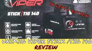 UNIMIG VIPER STICK TIG 140 AMP WELDER IN DEPTH REVIEW [upl. by Kylah335]