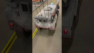 RC military truck at Cabin Fever Expo [upl. by Ahsinat]