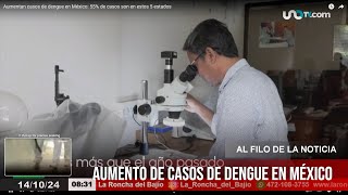 Alerta Más de 75 mil casos de dengue confirmados en México [upl. by Allebram174]