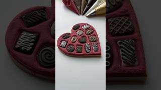 Box of chocolates cookie💝🍫 recipes and guides linked in bio cookiedecorating asmr satisfying [upl. by Salis]