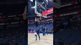 Mac McClung 360 Warmup Dunk before Orlando Magic Preseason Game [upl. by Eniron529]