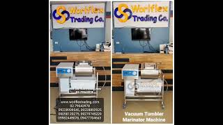 Worlflex Vacuum Tumbler Marinator Machine basic demo video [upl. by Trin]