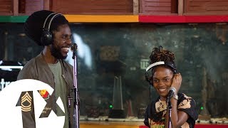 Chronixx amp Koffee  Real Rock Riddim  1Xtra in Jamaica [upl. by Chaddy]