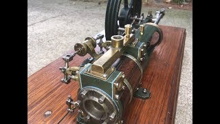 An antique British model Corliss steam engine [upl. by Ayram887]