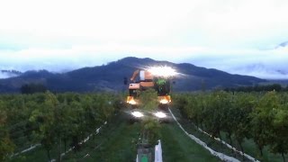 Machine Grape Harvester  Pellenc 890 [upl. by Aihsinyt]