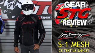 RST S1 Mesh CE Textile Jacket Review  Sportbike Track Gear [upl. by Yeslah68]