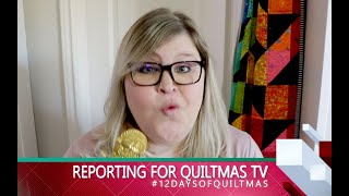 QUILTMAS TV 12DaysofQuiltmas  Behind the scenes [upl. by Odlonra]