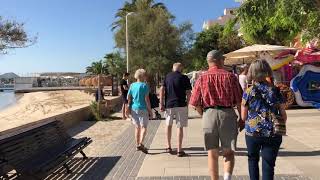 A Walk Along the Promenade in Puerto Pollensa on Mallorca [upl. by Gere]