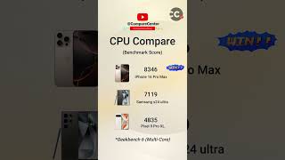 iPhone 16 Pro Max vs Galaxy S24 Ultra vs Pixel 9 Pro XL  MultiCore CPU Benchmark Comparison 🔥 [upl. by Oidiple979]