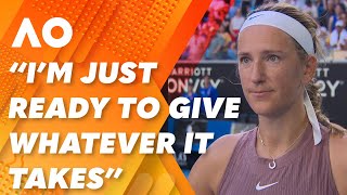 Azarenka hungry for Grand Slam 3 after convincing win over Ostapenko 2024 Australian Open  WWOS [upl. by Htaras]