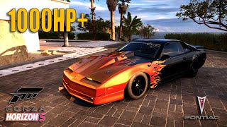 1000HP Drag Build Firebird  Forza Horizon 5  1987 Pontiac Firebird Trans AM GTA [upl. by Glantz]