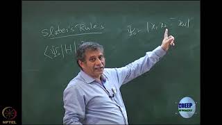 Week 6  Lecture 40  Brillouins theorem and Slaters rule type2 [upl. by Trinidad]