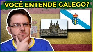 O idioma GALEGO  Você consegue entender  Idioma falado na Galiza [upl. by Nolham]