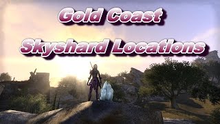 ESO Gold Coast Skyshard Locations [upl. by Flor]