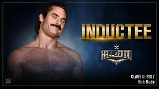 quotRavishingquot Rick Rude Joins the WWE Hall of Fame Class of 2017 [upl. by Avalsorim804]