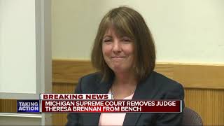 Michigan Supreme Court removes Judge Theresa Brennan from bench [upl. by Moth]