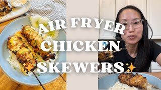 Air Fryer Chicken Skewers with Bang Bang Sauce [upl. by Erminia1]