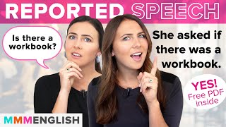 Can you use REPORTED SPEECH Grammar Lesson  Examples [upl. by Akinehs267]