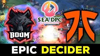 BOOM ESPORTS vs FNATIC  ABSOLUTELY EPIC SNIPER vs TERRORBLADE  DPC SEA 2022 TOUR 3 DIV 1 DOTA 2 [upl. by Cummine]