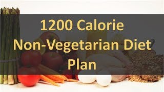 1200 calorie Non Vegetarian Diet to lose weight  The Fitness Fiesta [upl. by Eednim]